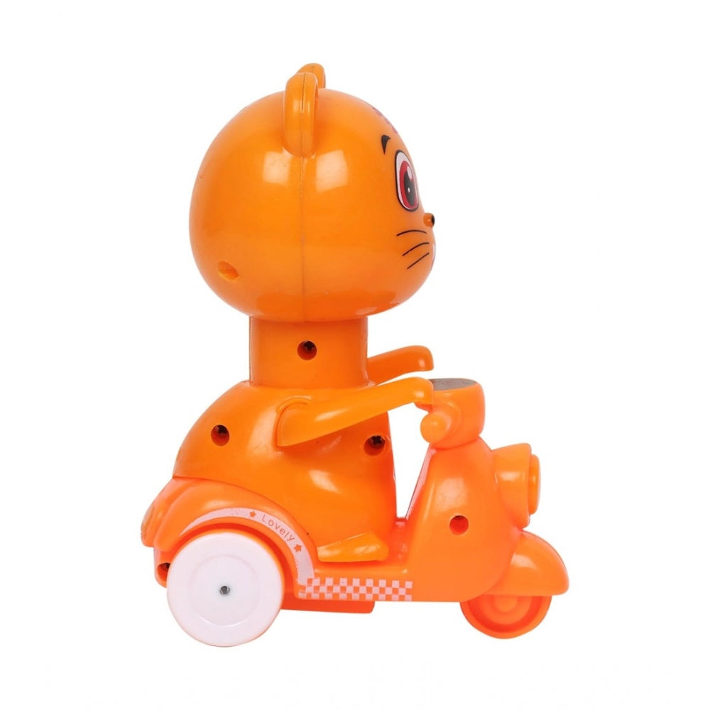 Roneclick Plastic Kitty Push And Go Friction Toy For Kids (Assorted)