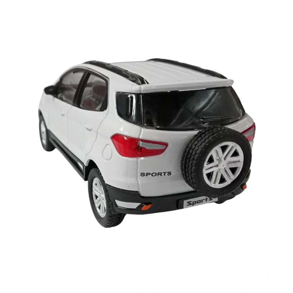 Roneclick Plastic Sports Echo Toy Car (White)