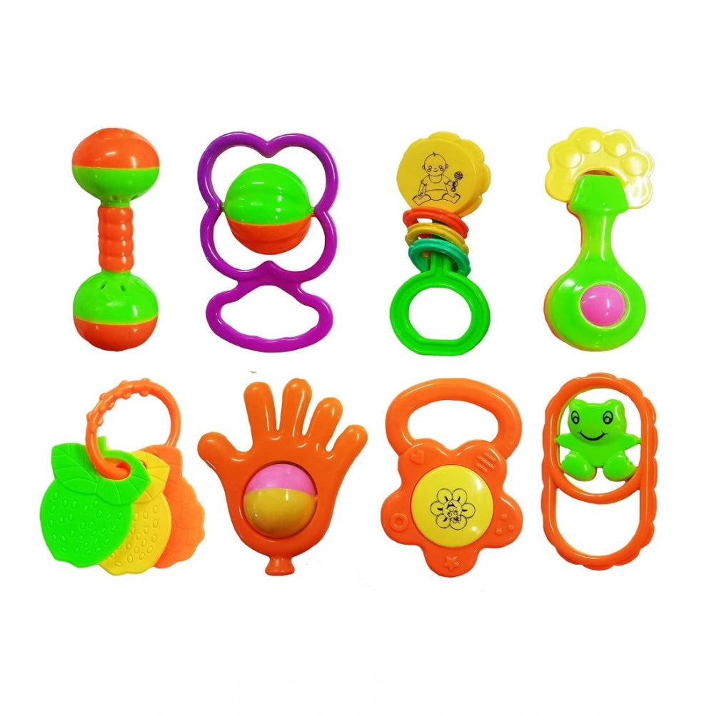 Generic Plastic Non Toxic Rattle Set For Babies  (Multicolor)