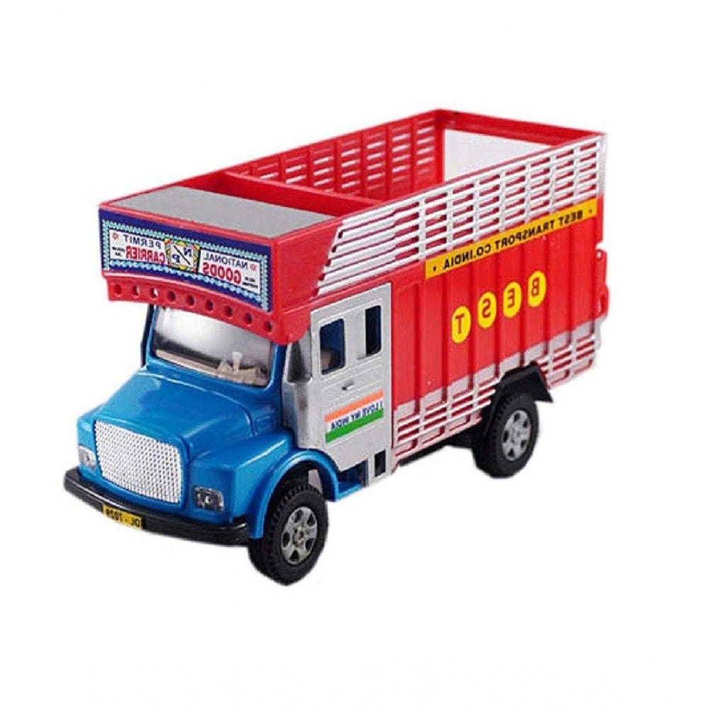 Roneclick Plastic Public Truck Toys (Red &amp; Blue)