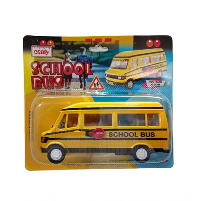 Roneclick Plastic School Bus For Kids (Yellow)