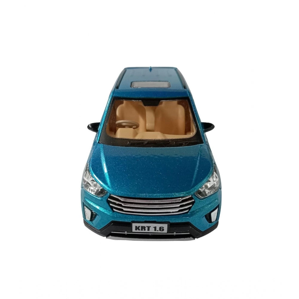 Roneclick Plastic Pull Back Action Model Car (Blue)