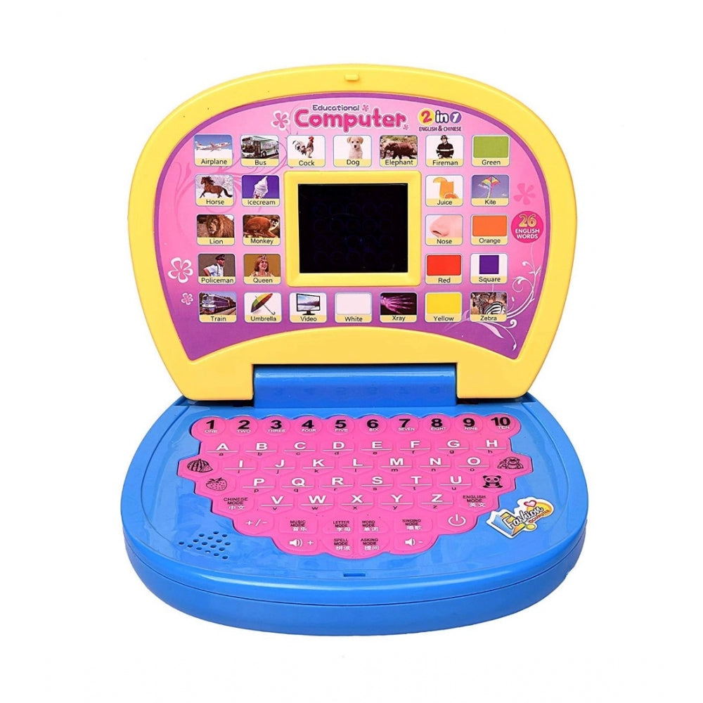 Roneclick Plastic Educational Computer Learning Numbers  Alphabets (Assorted)