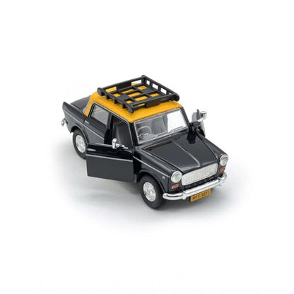 Roneclick Plastic Bombay Ambassador Taxi Car (Black)