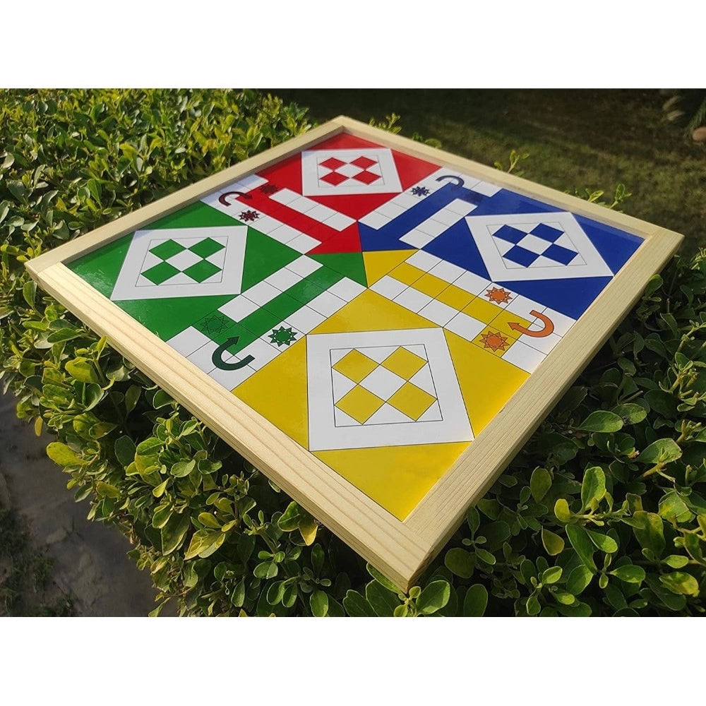 Roneclick Plastic Front And Back Ludo And Chess Board Games For Kids (Multicolor)