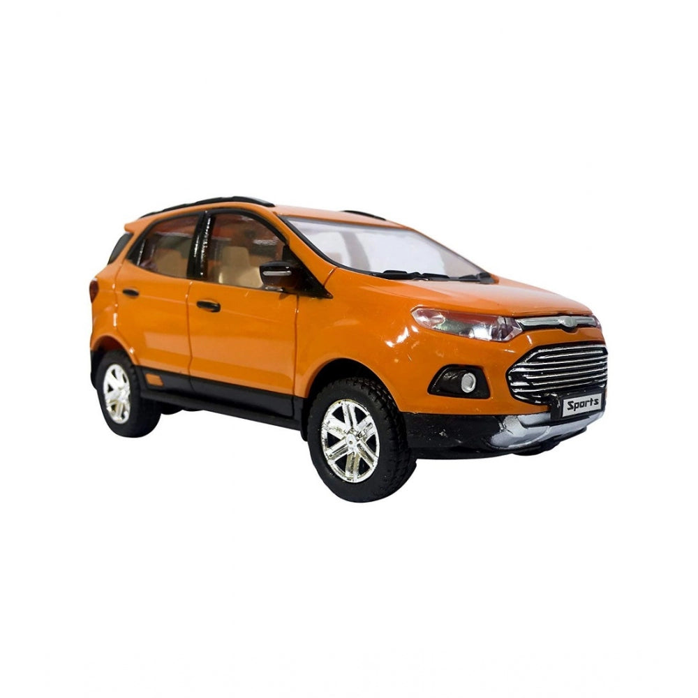 Roneclick Plastic Pull Back Action Spotz Echo Suv Model Car (Orange)