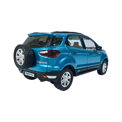 Roneclick Plastic Pull Back Action Sports Echo Suv Model Car (Blue)