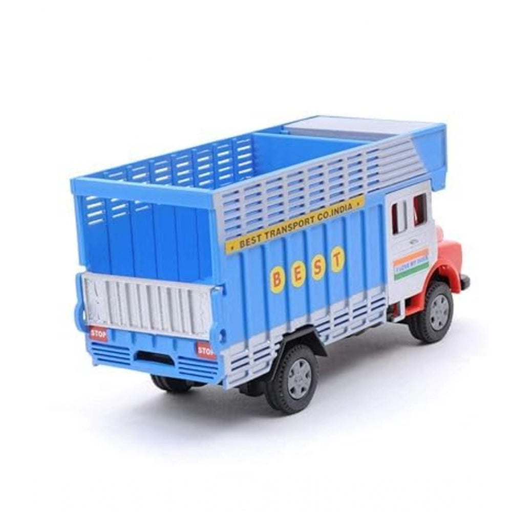 Roneclick Plastic Public Truck Toys (Red &amp; Blue)