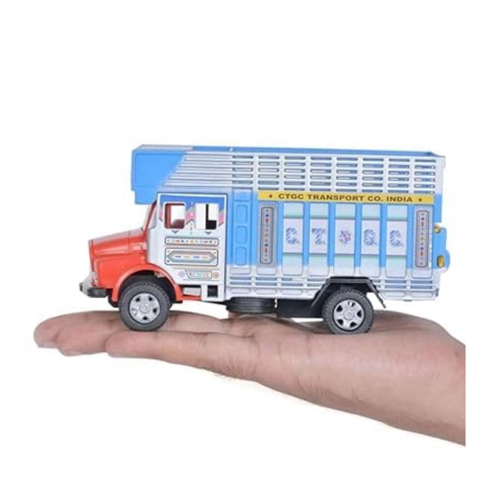 Roneclick Plastic Public Truck Toys (Red &amp; Blue)