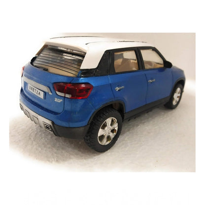 Generic Plastic Brezza Suv Pull Back Action Car (Blue)