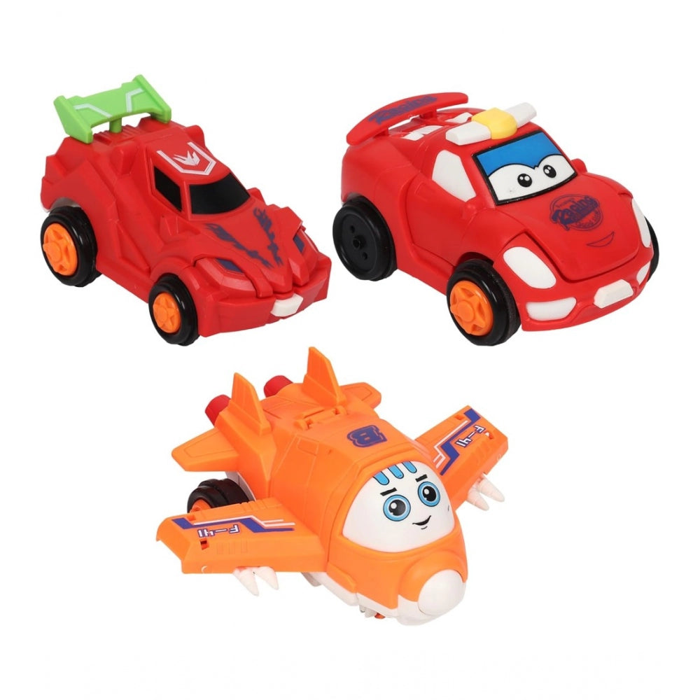 Generic Plastic Transformer Robot Car (Multicolor)