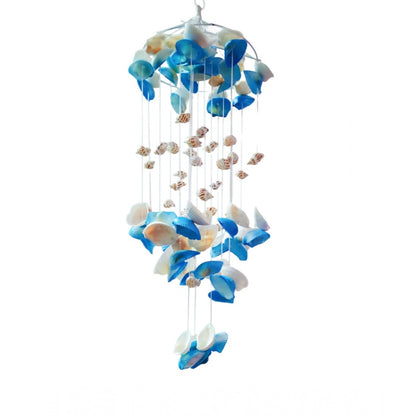 Roneclick Seashell Shellkrafts Home Decor (Blue)