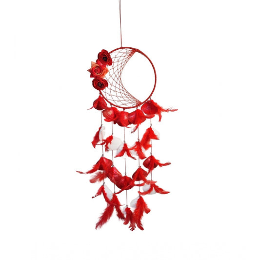 Roneclick Feather Shellkrafts Home Decor (Red)