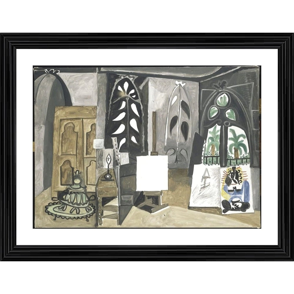 Roneclick The Studio at La Colifornie 1956 Painting With Wood Photo Frame (Multicolor)