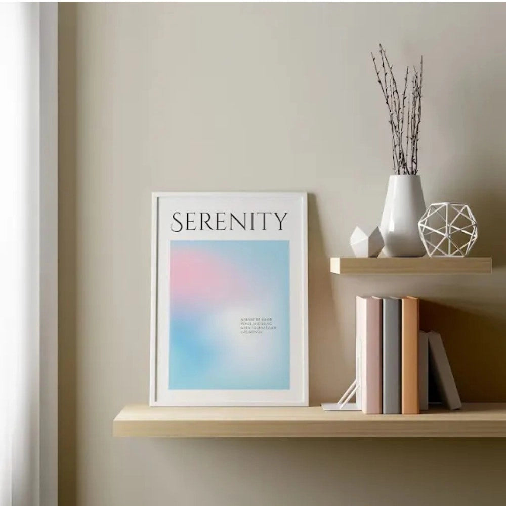 Roneclick Serenity Wall Frame (White)