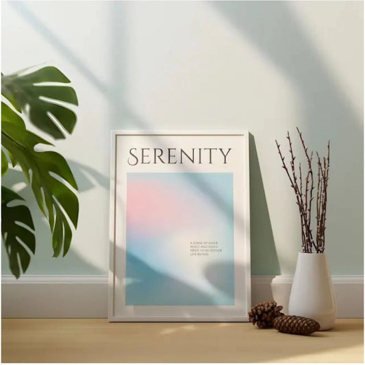 Roneclick Serenity Wall Frame (White)