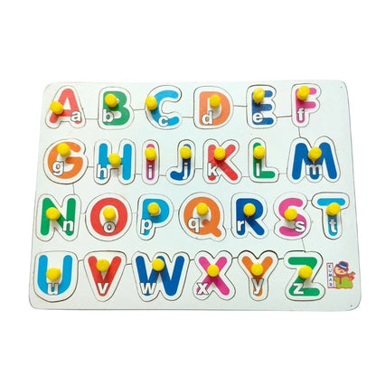 Alphapet With small letter Wooden Puzzle |   Wooden  |   Educational Toys| 3+ Years