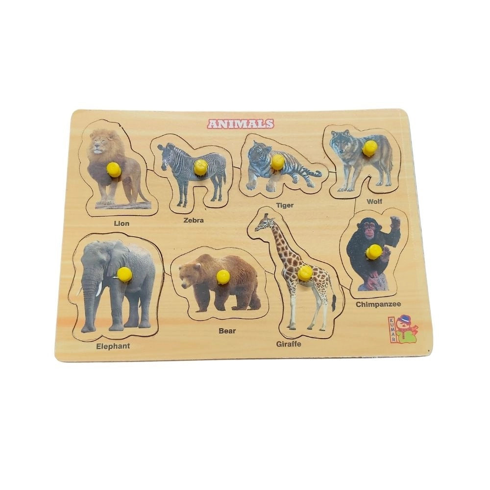 Animal Wooden Puzzle |   Wooden  |   Educational Toys| 3+ Years