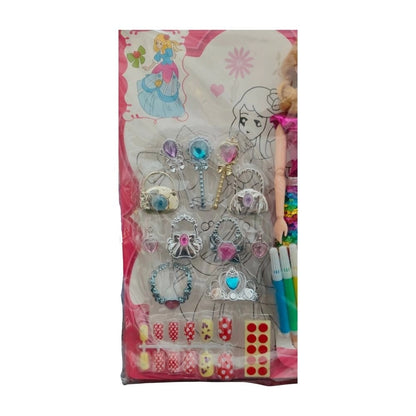 Barbie Doll With Jewellery Set |   Rubber  |   Toys| 1+ Years