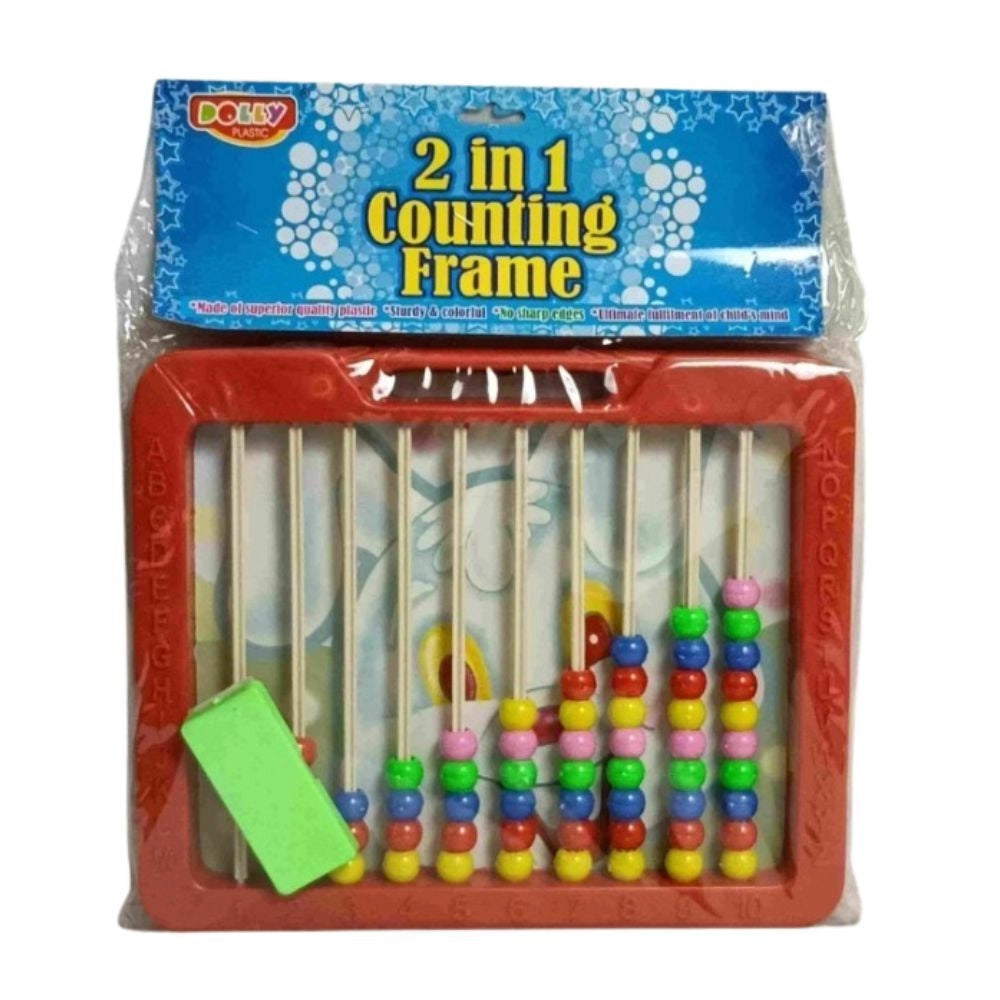 2 in 1 Counting Frame | Plastic | Educational Toys | 3+ Years