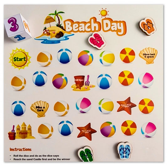 Roneclick Beach game Wooden Board Game Toys (MultiColor)