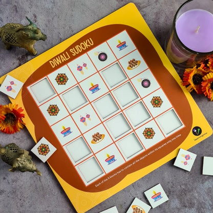 Roneclick Festival- Diwali Wooden Board Game Toys (MultiColor)