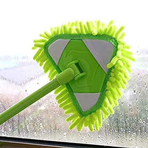 Seasons Microfiber Fan Cleaning Duster Steel Body Flexible Fan mop for Easy Cleaning of Home Kitchen Ceiling and Fan Dusting Office Fan Cleaning Brush with Long Rod (Multi Color)