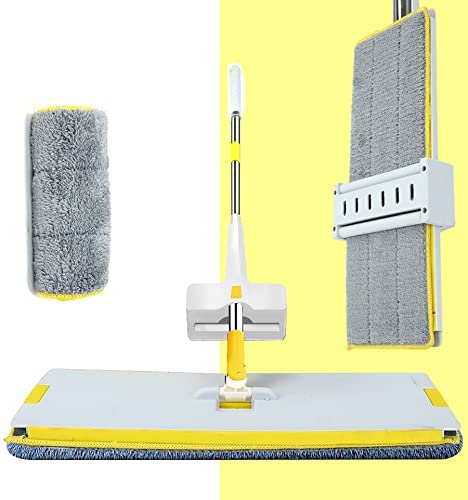 Seasons Microfiber Slider Squeeze Flat Mop, Yellow