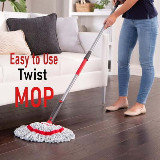 Seasons Twist Mop for Floor Cleaning (Multicolor, Pack of 1)