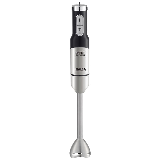 Inalsa Robot Inox 1200 1200 W Hand Blender  (Black/ Silver)