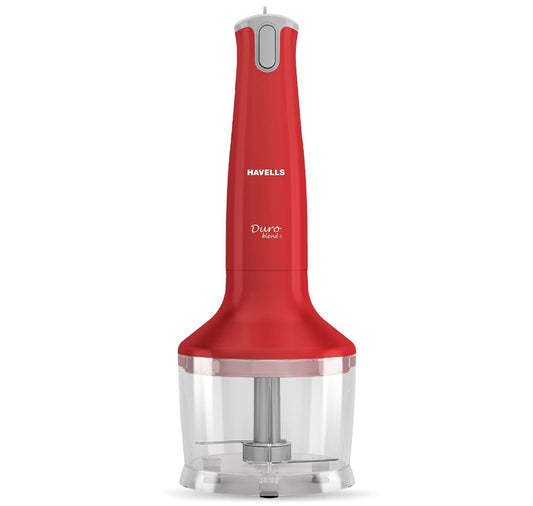 Havells duro blend s with chopper 300 W Chopper, Hand Blender  (Red)