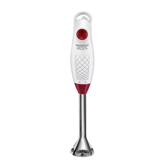 Maharaja  Whiteline  HB-124 Infiny Mix Pro 175 W Hand Blender  (White, Red)