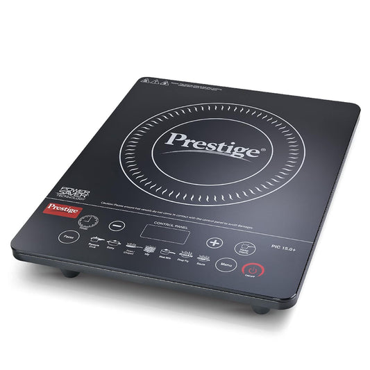 Prestige PIC 15.0 + Induction Cooktop  (Black, Touch Panel)