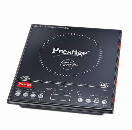 Prestige PIC 3.1 v3 Induction Cooktop  (Black, Push Button)