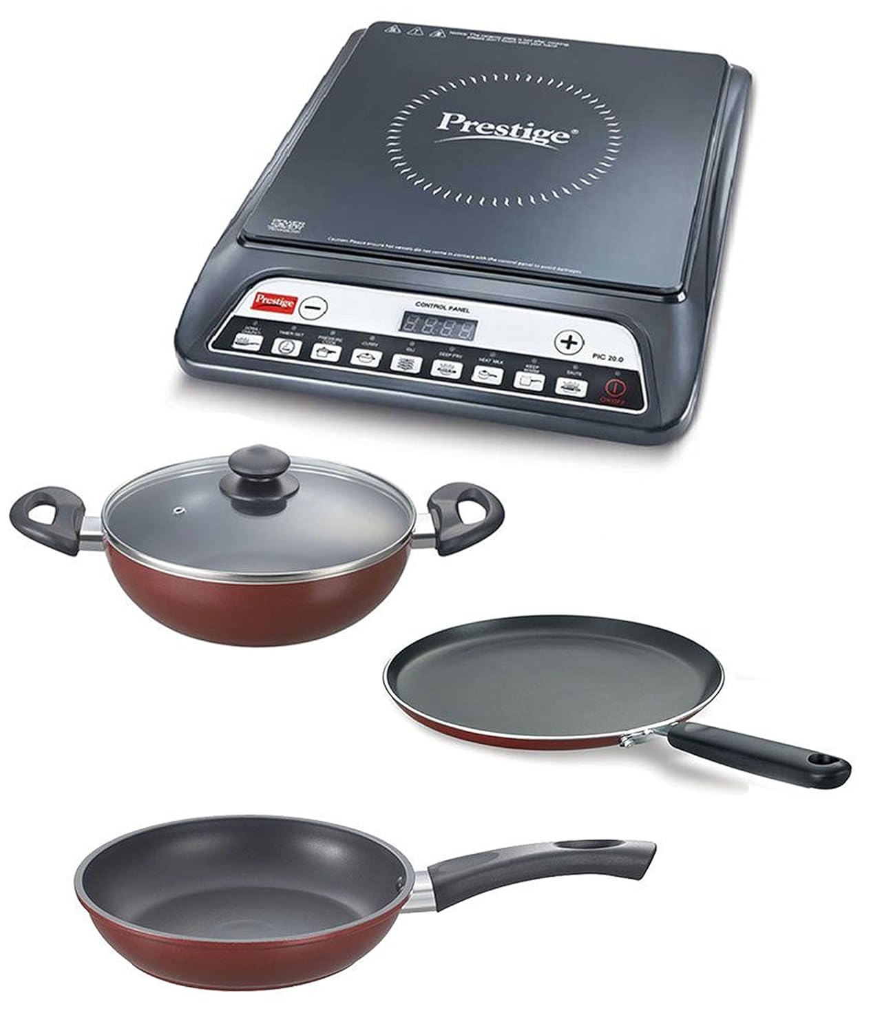 Prestige PIC 20.0 1600 W Induction Cooktop  (Black, Push Button)