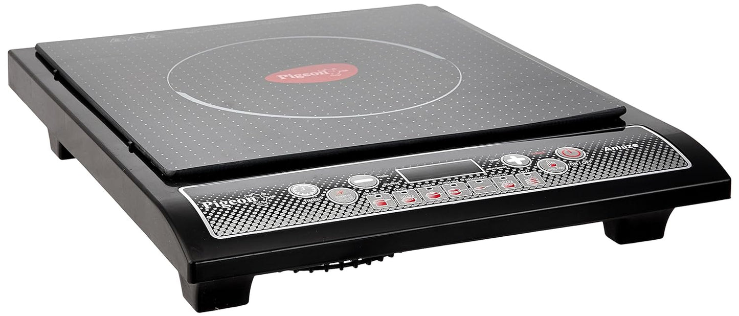 Pigeon Stovekraft Amaze, Watt-1800 Induction Cooktop  (Black, Push Button)