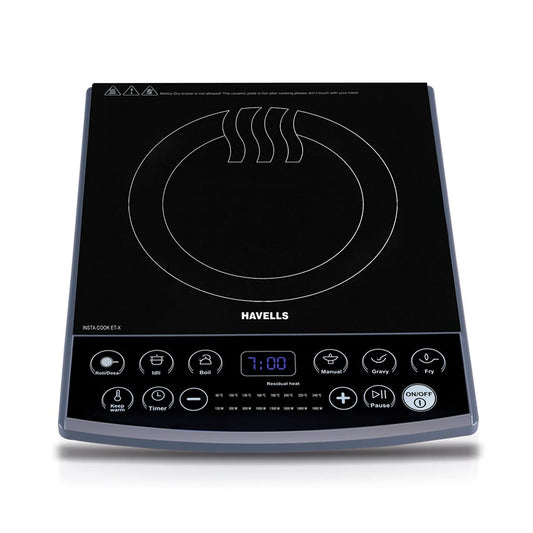 Havells Insta cook ET-X Induction Cooktop  (Black, Push Button)