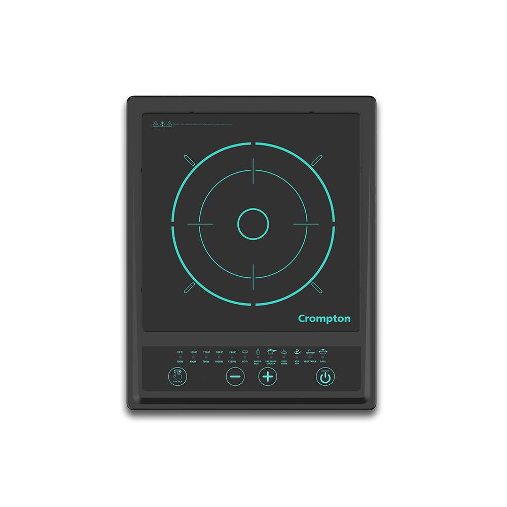 Crompton ACGIC-INSTSERV1200 Induction Cooktop  (Black, Blue, Push Button)