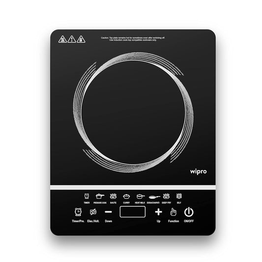 Wipro by Wipro VC061200 Induction Cooktop  (Black, Touch Panel)