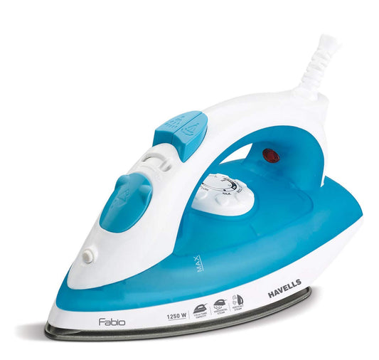 HAVELLS fabio 1250 W Steam Iron  (Blue)