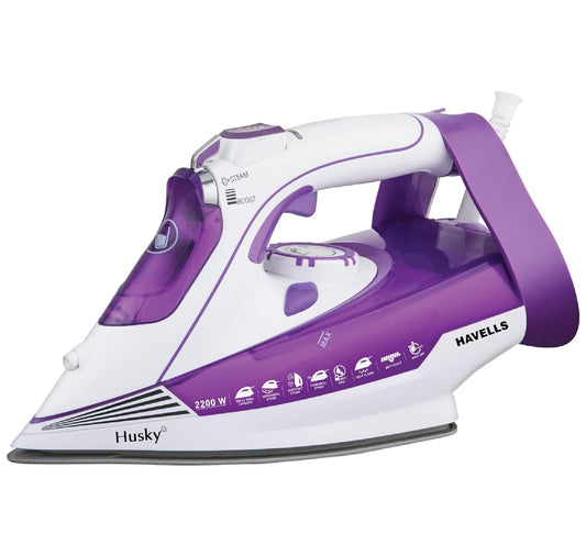 HAVELLS Husky 2200 W Steam Iron  (Purple)