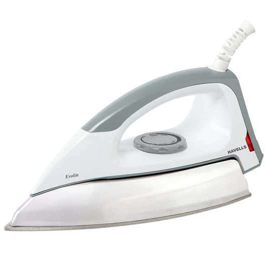 HAVELLS Evolin (GHGDIAQE110) 1100 W Dry Iron  (Grey White)