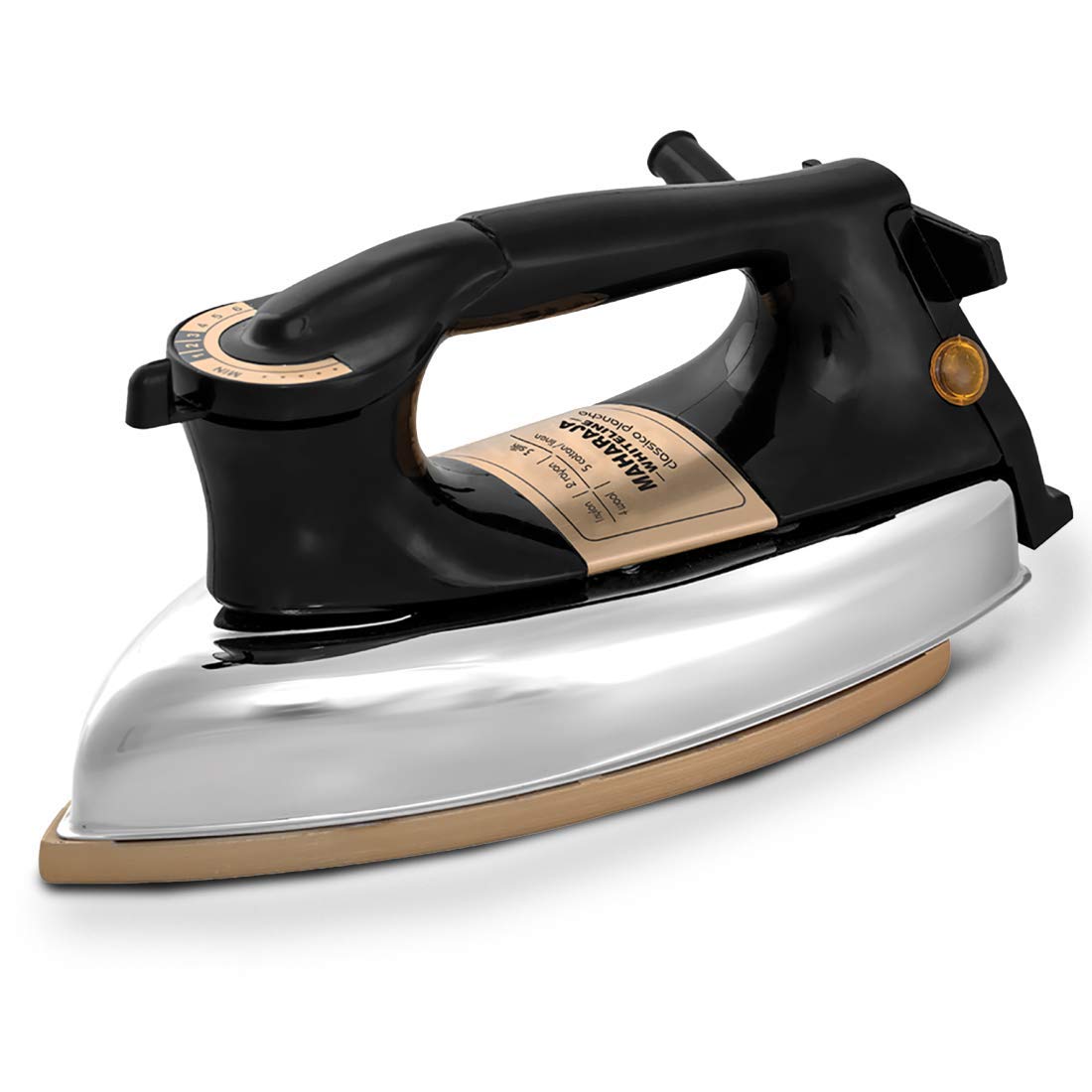 Maharaja Whiteline Classico Plancha 1200 W Dry Iron  (Black)