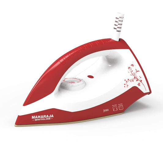 Maharaja Whiteline DI-127 1000 W Dry Iron  (Red, White)