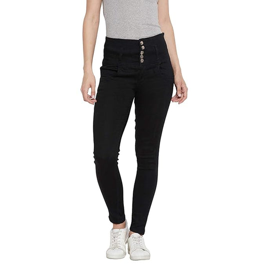 Black Women's Slim Fit Jeans