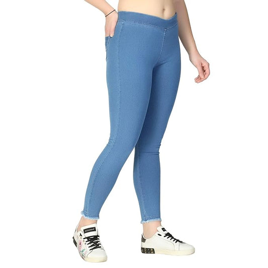 Clothing Women's Regular Fit Blue Jeans