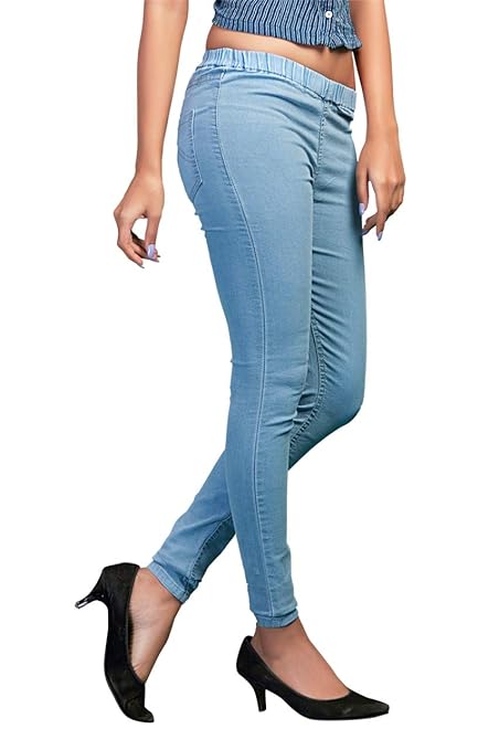 Classy Blue Womens Slim Fit Denim Stretchable Jeggings