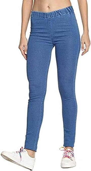 Classy Womens Blue Slim Fit Denim Stretchable Jeggings