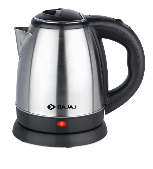 Bajaj KTX 1.2 L DLX Electric Kettle  (1.2 L, Black, Silver)