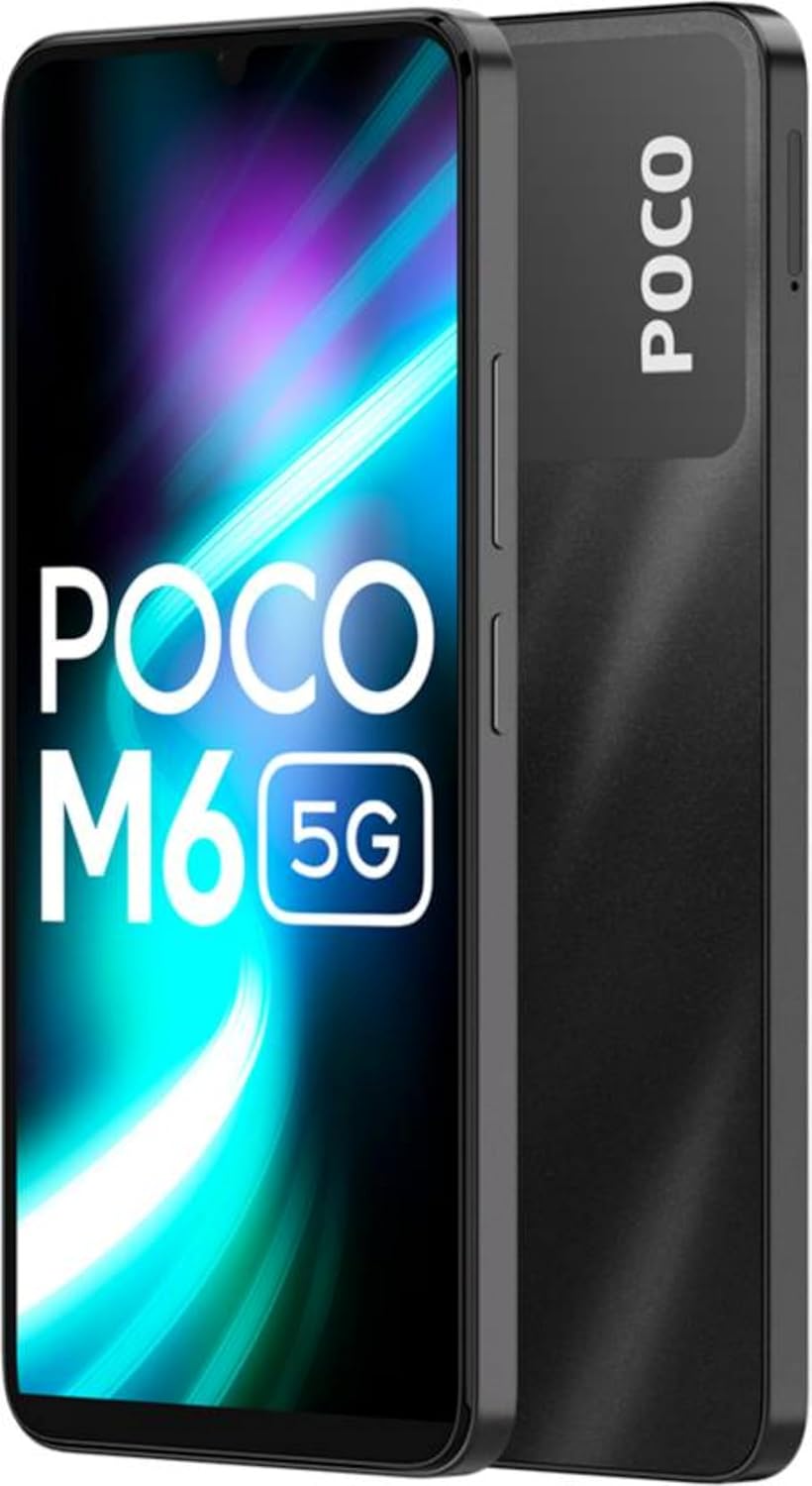 Poco M6 5G (Galactic Black, 256 GB)  (8 GB RAM)